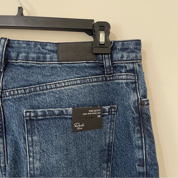 Rails Getty Wide Leg Denim Jeans in Moonlit Ocean - Picture 11 of 12